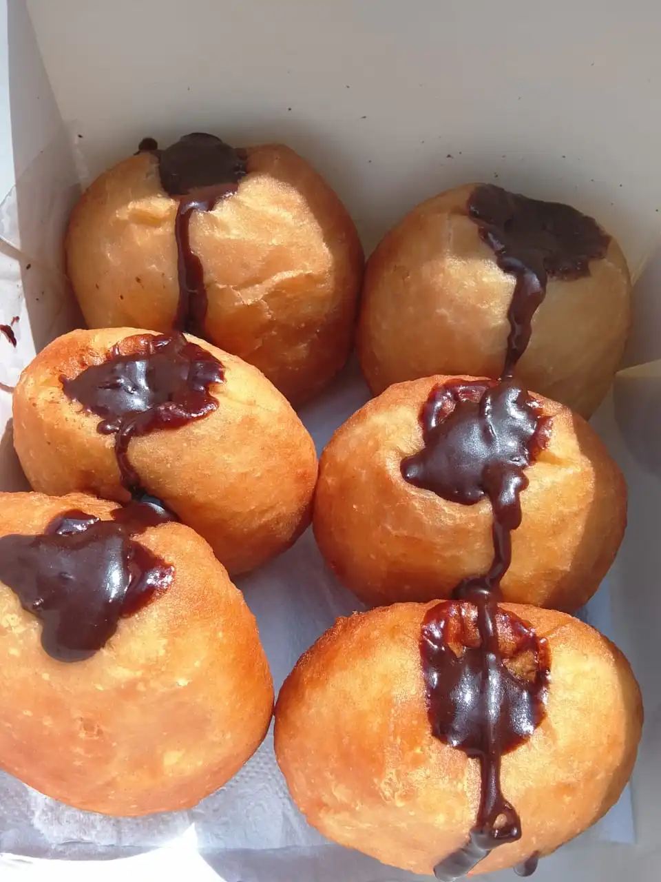 Jam filled donut